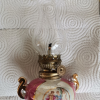 Порцеланова газена лампа , снимка 3 - Други ценни предмети - 44920384