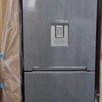 Хладилник с фризер No frost A+++ Нов инокс с диспенсър 60 месеца гаранция, снимка 1 - Хладилници - 39692287
