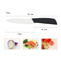 Керамични ножове 4 броя с белачка и поставка, снимка 6 - Аксесоари за кухня - 39073538