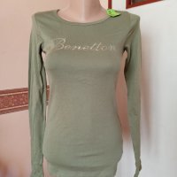 United Colors of Benetton, 100% Памук, Размер ХS. Код 1166, снимка 7 - Блузи с дълъг ръкав и пуловери - 30613242