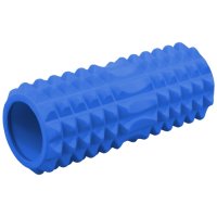Фоумролер (Foam roller) с дълбок релеф за масаж нов Фоумролер представлява цилиндрична ролка с релеф, снимка 3 - Йога - 31445909