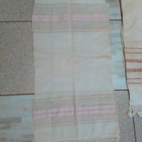 Старинна кенарена кърпа с дантела №2, снимка 3 - Антикварни и старинни предмети - 29987304