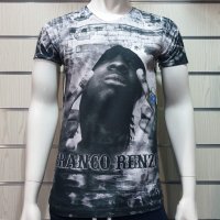 Нова мъжка музикална тениска 2pac, FRANCO RENZO, снимка 1 - Тениски - 28296323