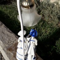 Ретро порцеланова нощна лампа , снимка 6 - Антикварни и старинни предмети - 31269339