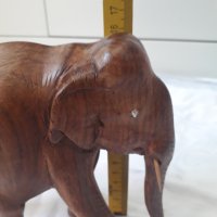 Дървена статуя слон масив, снимка 6 - Декорация за дома - 31464149