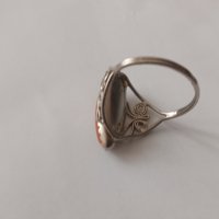 Стар РУСКИ филигранен пръстен със конячен  кехлибар , снимка 8 - Антикварни и старинни предмети - 35218427