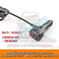 32 cm Аварийна лампа LED 12/24V с режими жълта сигнална лампа маяк, снимка 3 - Аксесоари и консумативи - 40393883