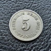 Стара монета 5 пфенига 1911 г.буква  А - Германия- топ цена !, снимка 11 - Нумизматика и бонистика - 39782222