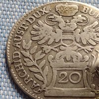 Сребърна монета 20 кройцера 1764г. Мария Терезия Виена Свещена Римска Империя 13618, снимка 10 - Нумизматика и бонистика - 42899895