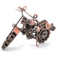 ретро мотор атрактивен дизайн от метални части декоративен сувенир, снимка 4 - Други - 42064027