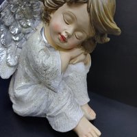 Голям ангел от висококачествен полирезин - Свита позиция., снимка 5 - Статуетки - 42689718