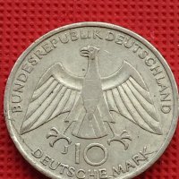 Сребърна монета 10 Дойче марка 1972г. Олимпийски игри Мюнхен 39616, снимка 3 - Нумизматика и бонистика - 42756458