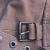 hugo boss leather jacket Л, снимка 3 - Якета - 38571161