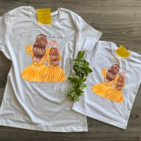 Еднакви тениски за майка и детенце , снимка 4 - Детски тениски и потници - 36820581