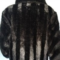 Много ефектно палто от еко косъм с вата / голям размер , снимка 9 - Палта, манта - 38794460