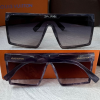 Louis Vuitton 2023 висок клас мъжки слънчеви очила маска Дамски Унисекс, снимка 2 - Слънчеви и диоптрични очила - 44797369