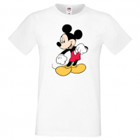 Мъжка тениска Mickey Mouse 4 Подарък,Изненада,Рожден ден, снимка 9 - Тениски - 36576288