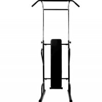 Mногофункционален уред, Комбинирана лежанка и стойка с лост (310502), снимка 2 - Фитнес уреди - 31981224