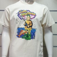 Нова мъжка забавна тениска с трансферен печат HAPPY FISHERMAN (Щастливия Рибар), снимка 5 - Тениски - 28296202