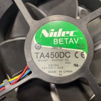 Nidec BetaV TA450DC (B35502-35,120x120x38mm,12V,1.4A), снимка 4 - Други - 38712198