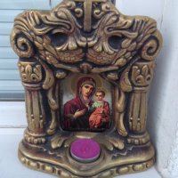 Икона "Св. Богородица с Младенеца" керамична настолна, снимка 2 - Други ценни предмети - 39758503