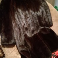 Палто, естествен косъм, норка