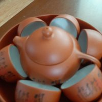 Чайник с чашки за саке,чай, снимка 4 - Сервизи - 37964046