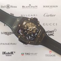 Уникален часовник HUBLOT SPIRIT OF BIG BANG Carbon механичен клас 6А+, снимка 8 - Мъжки - 30283299