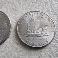 Монети. САЩ . 5 цента . 4 различни монети., снимка 5 - Нумизматика и бонистика - 44693638