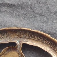 Стара рядка бронзова значка кокарда за КОЛЕКЦИОНЕРИ 39630, снимка 7 - Колекции - 42754563