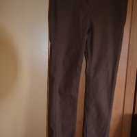Пролетно-есенен тъмнокафяв панталон, снимка 1 - Панталони - 42335035