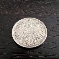 Райх монета - Германия - 10 пфенига | 1915г.; серия D, снимка 4 - Нумизматика и бонистика - 29335735