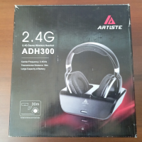 Безжични Слушалки Artiste ADH300 , 2.4 G, снимка 6 - Слушалки и портативни колонки - 44612733