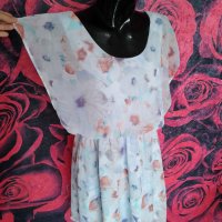 Светло лилава къса феерична рокля М, снимка 5 - Рокли - 37550060