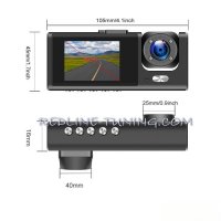 Видеорегистратор с три камери Full HD , снимка 1 - Аксесоари и консумативи - 40178255