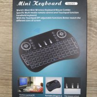 Безжична мини блутут клавиатура с тъчпад за PC, Android, Smart TV, TV box, снимка 1 - Друга електроника - 31339824