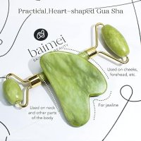 Gua Sha - инструмент за масаж на лице и грижа за кожата, снимка 3 - Масажори - 42903744