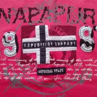Оригинална тениска Napapijri Expedition support, снимка 2 - Тениски - 31703941