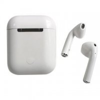 Безжични слушалки TWS  i12 A3 Pro Bluetooth 5.0, тъч контрол, 3D звук, Бели, снимка 6 - Слушалки и портативни колонки - 37076756