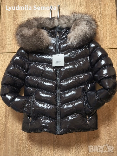 Дамско яке с естествен косъм , снимка 1