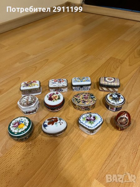 12 порцеланови кутийки, снимка 1