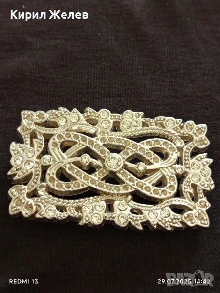 КАТАРАМА за КОЛАН с КРИСТАЛИ КРАСИВ СТИЛЕН ДИЗАЙН 34289, снимка 1