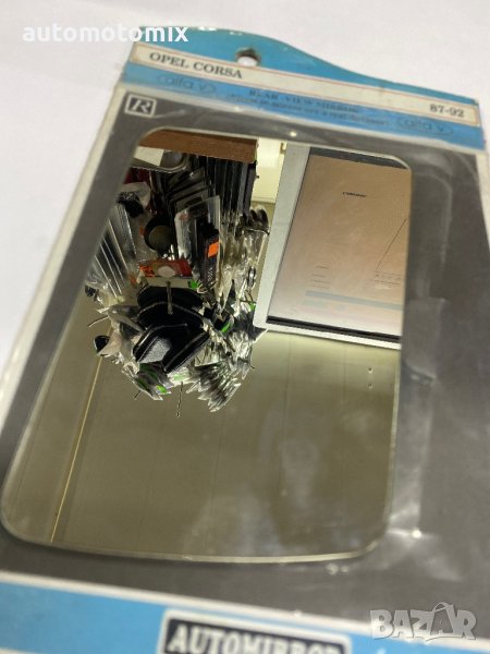 Стъкло за странично огледало за OPEL CORSA 87-92Г.,ДЯСНО 1бр., снимка 1