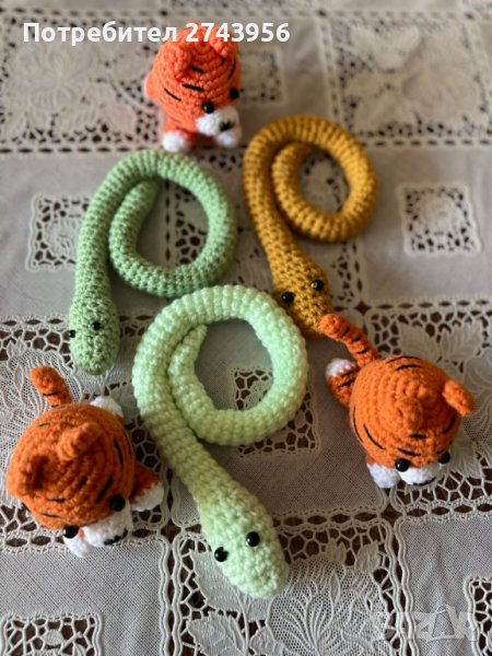 Плетени играчки - животинки, снимка 1