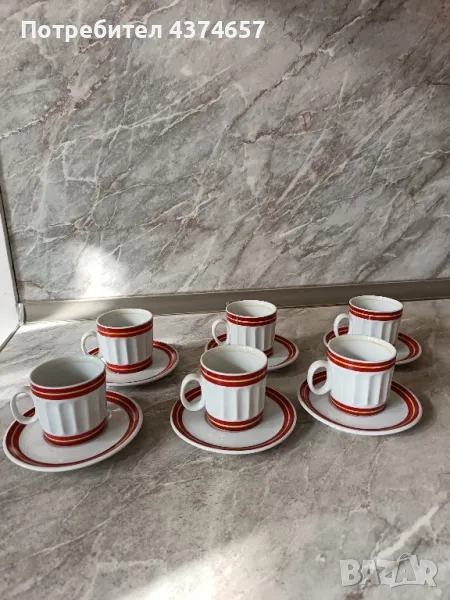 Порцеланови сервиз за кафе, снимка 1