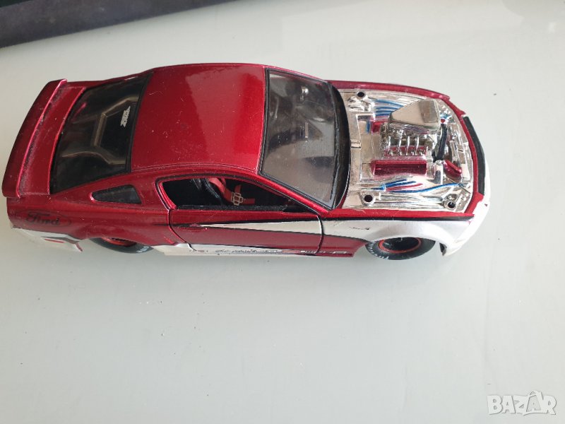  Maisto 1.24 Scale Ford Mustang Good Condition No Box different mirrors put on, снимка 1