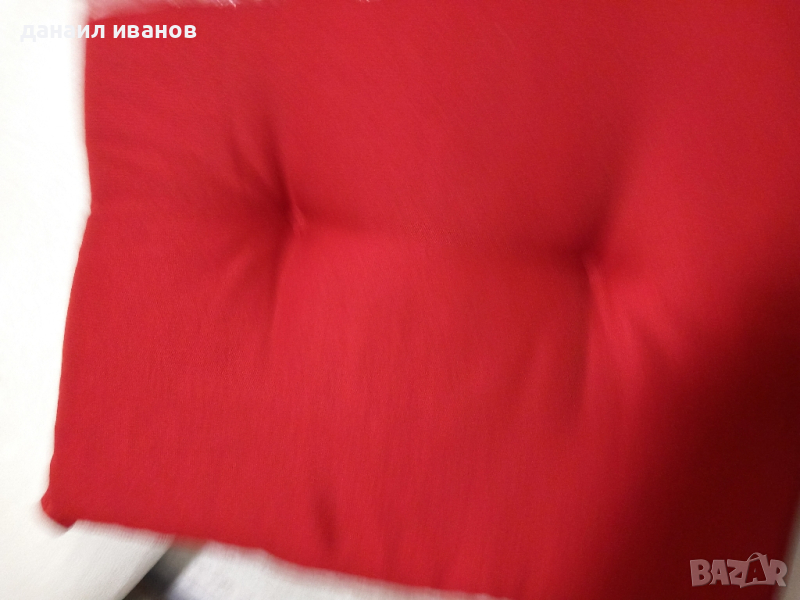 червена градинска/терасата възглавничка 104/52, снимка 1