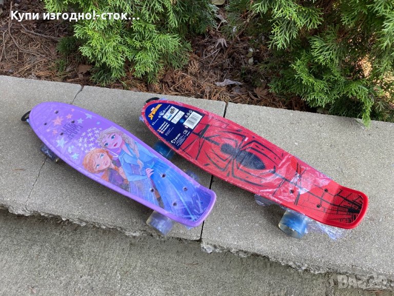Детски скейтборди - Elza Frozen и Spiderman , снимка 1