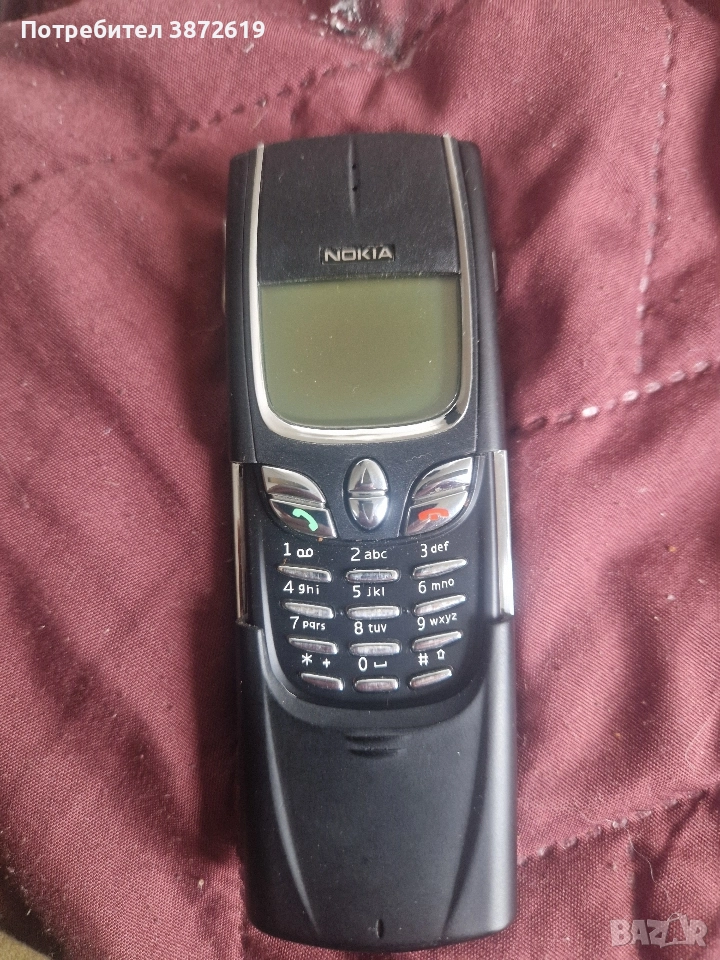 Nokia 8850, черен, неупотребяван, снимка 1