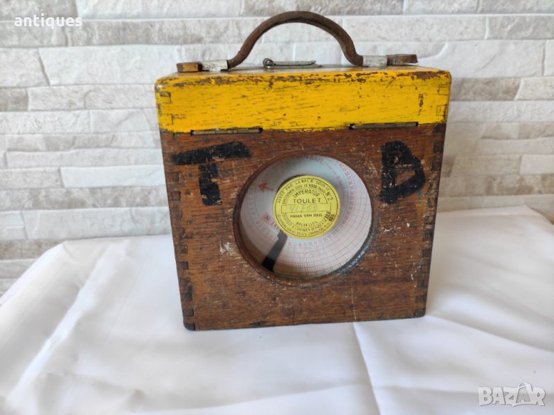 Стар белгийски часовник - Coulet Excelsior - за състезание с гълъби, снимка 1